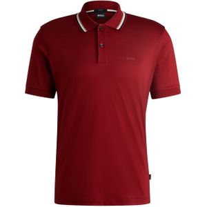 BOSS Penrose slim fit polo, jersey, rood