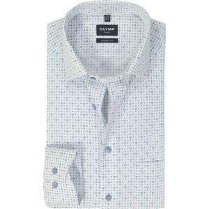 OLYMP - Overhemd - Wit - Poplin - Modern Fit