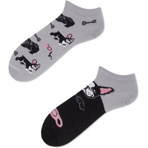 Many Mornings unisex enkelsokken, Tiny Little Dogs Low
