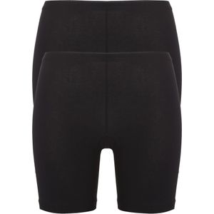 TEN CATE Basic women pants (2-pack), dames slips lange pijp met middelhoge taile, zwart