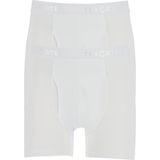 TEN CATE Basics men classic shorts met gulp (2-pack), heren boxers normale lengte, wit -  Maat: S