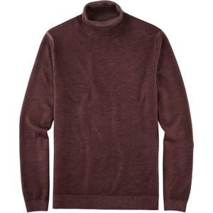 OLYMP Casual modern fit coltrui wolmengsel, barolo
