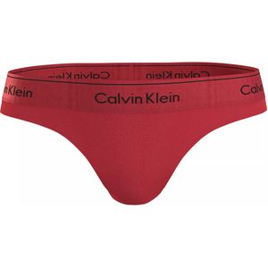 Calvin Klein dames Brazilian (1-pack), Brazilian slip, rood -  Maat: XS