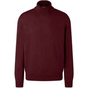 MAERZ Classic Fit heren coltrui wol, bordeaux rood
