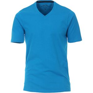 Redmond regular fit T-shirt, korte mouw V-hals, blauw -  Maat: 5XL