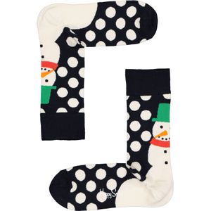 Happy Socks Jumbo Snowman Socks, unisex sokken