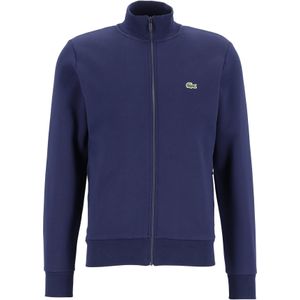 Lacoste heren sweatvest, met rits, navy blauw