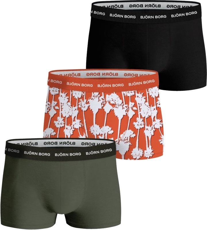 Bjorn Borg - Cotton Stretch - Boxershorts - Zwart - Katoen