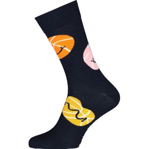 Happy Socks Balls Sock, unisex sokken, blauw met ballen - Unisex - Maat: 36-40