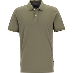 OLYMP Polo Casual, modern fit polo, olijfgroen