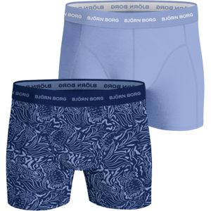 Bjorn Borg Cotton Stretch boxers, heren boxers normale lengte (2-pack), multicolor