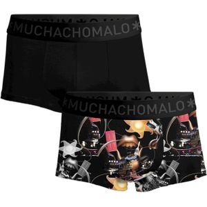 Muchachomalo boxershorts, heren boxers kort (2-pack), Rolling Stones Beatles -  Maat: 3XL