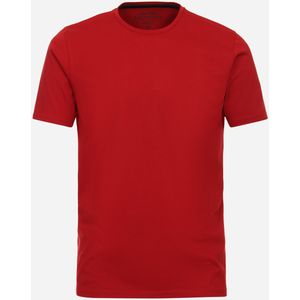 Redmond regular fit T-shirt, korte mouw O-hals, rood -  Maat: 3XL