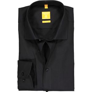 3 voor 99 | Redmond modern fit overhemd, mouwlengte 7, zwart 43/44