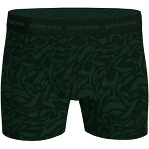 Bjorn Borg Cotton Stretch boxers, heren boxers normale lengte (1-pack), multicolor print -  Maat: M