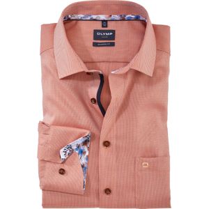 OLYMP - Luxor - Overhemd - Oranje - Modern Fit