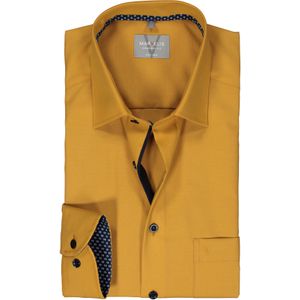 MARVELIS comfort fit overhemd, popeline, geel 43