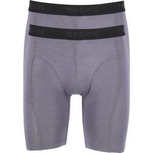 TEN CATE Basics men bamboo viscose shorts (2-pack), heren boxers normale lengte, grijs -  Maat: XXL