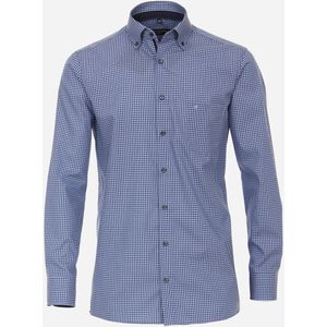 CASA MODA comfort fit overhemd, mouwlengte 72 cm, popeline, blauw 46