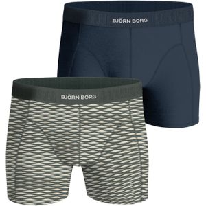 Bjorn Borg Cotton Stretch boxers, heren boxers normale lengte (2-pack), multicolor - Maat: L