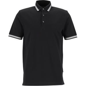 OLYMP Polo Casual, modern fit polo, zwart -  Maat: L