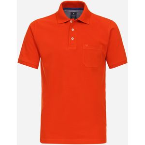 Redmond regular fit heren polo, pique, oranje -  Maat: XL