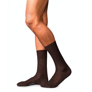 FALKE No. 7 Finest Merino herensokken, bruin (brown) -  Maat: 43-44