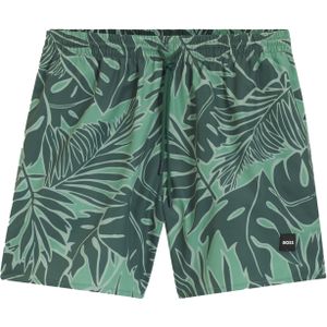 HUGO BOSS Piranha swim shorts, heren zwembroek, groen dessin