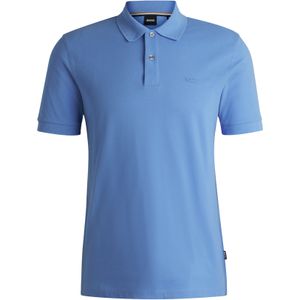 BOSS Pallas regular fit polo, pique, kobalt blauw