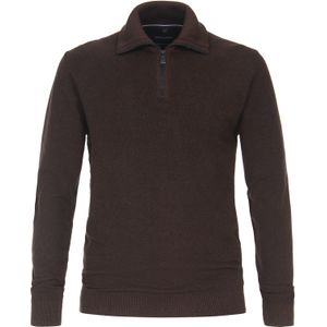 CASA MODA comfort fit schipperstrui, bruin melange