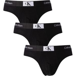 Calvin Klein Hipster Briefs (3-pack), heren slips, zwart -  Maat: M
