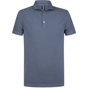 Profuomo slim fit heren polo, blauw