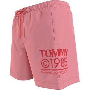 Tommy Hilfiger Medium Drawstring swimshort, heren zwembroek, roze -  Maat: L