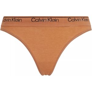 Calvin Klein dames thong (1-pack), string, beige -  Maat: XXL