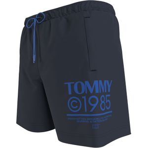 Tommy Hilfiger Medium Drawstring swimshort, heren zwembroek, blauw -  Maat: L
