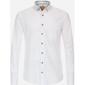 3 voor 99 | Redmond modern fit overhemd, popeline, wit 41/42