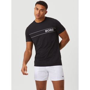 Bjorn Borg Ace performance T-shirt, zwart -  Maat: M