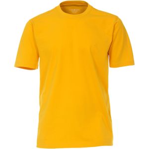 CASA MODA comfort fit heren T-shirt, geel -  Maat: 4XL