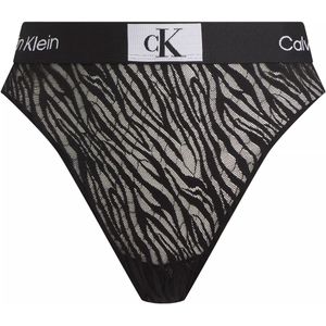 Calvin Klein dames high waist bikini (1-pack), heupslip, zwart -  Maat: S