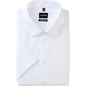 OLYMP Luxor comfort fit Big overhemd, korte mouw, popeline, wit