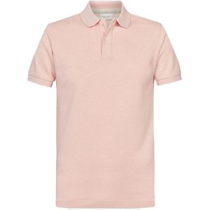 Profuomo slim fit heren polo, roze -  Maat: L