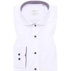 ETERNA - Slim Fit - Overhemd - Wit - Popeline - Strijkvrij