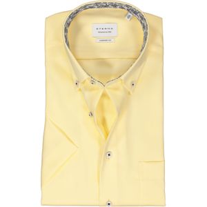 ETERNA comfort fit overhemd korte mouw, Oxford, geel (contrast) 50