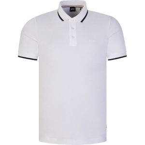 BOSS Parlay regular fit polo, pique, wit -  Maat: L
