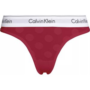 Calvin Klein dames thong (1-pack), string, rood -  Maat: M