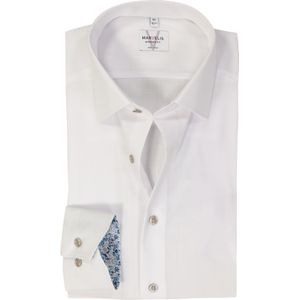 MARVELIS modern fit overhemd, popeline, wit