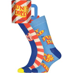 Happy Socks Father Of The Year Socks Gift Set (3-pack), unisex sokken in cadeauverpakking - Unisex - Maat: 36-40