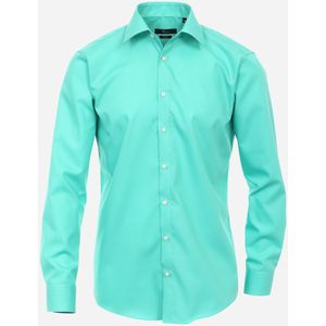 VENTI modern fit overhemd, popeline, groen 41