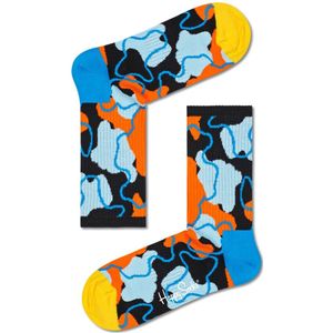 Happy Socks Outlines 3/4 Crew Sock, sportieve unisex sokken