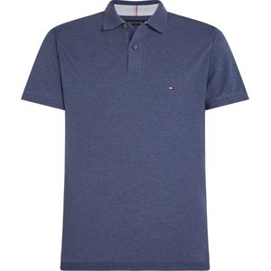 Tommy Hilfiger 1985 Regular Polo, heren poloshirt, jeansblauw melange